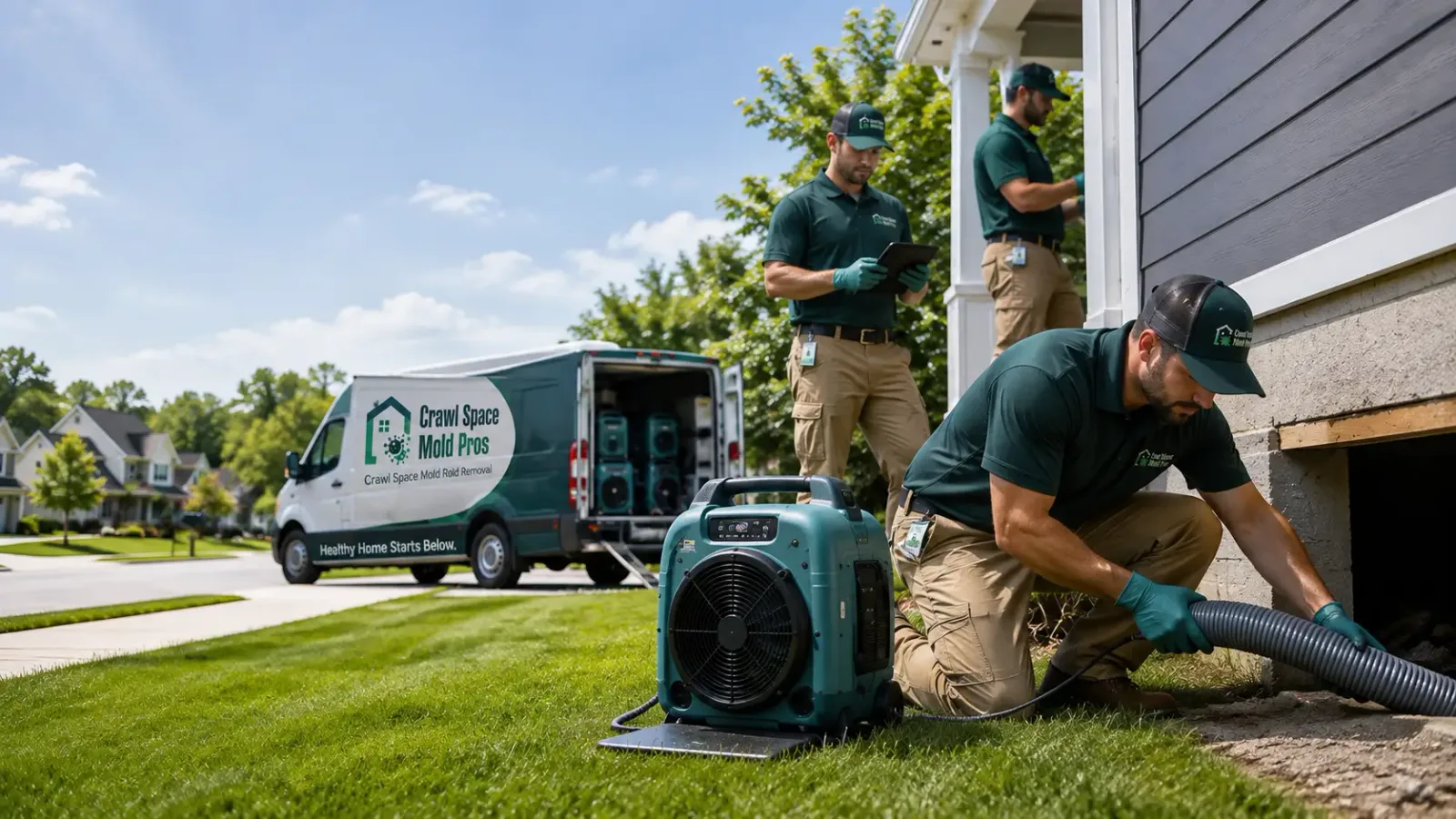 Crawl Space Mold Removal in Bloomington, IN